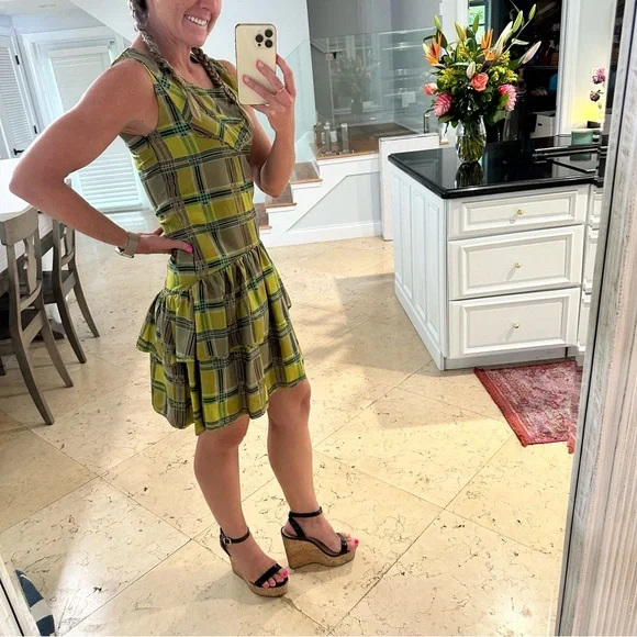 Marc by Marc Jacobs Women's Silk Sleeveless Ruffle Bottom Dress Size Small EUC - Picture 7 of 16